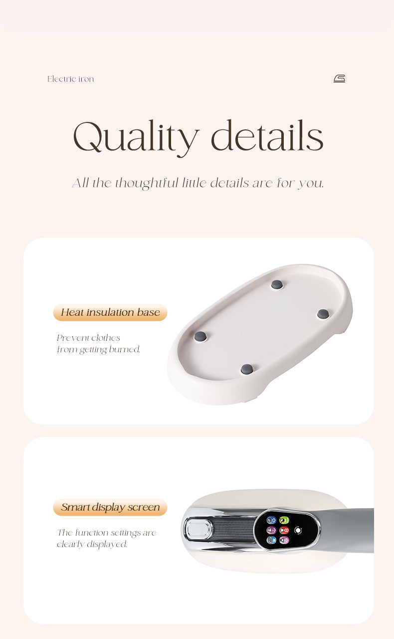 Portable 2-in-1 Iron & Steamer for Travel - Adjustable Heat
