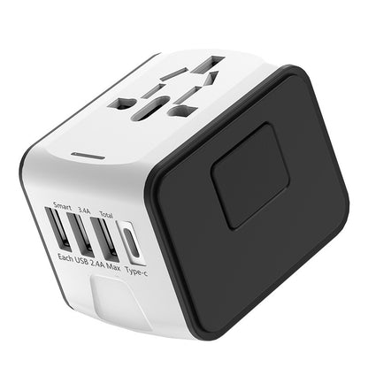 Multi-Function Travel Power Adapter with USB Ports