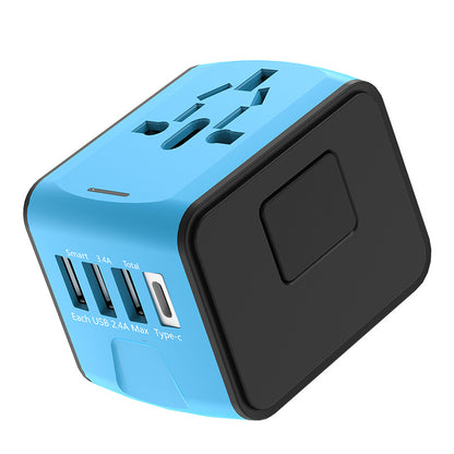 Multi-Function Travel Power Adapter with USB Ports