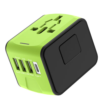 Multi-Function Travel Power Adapter with USB Ports