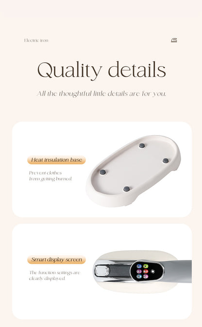 Portable 2-in-1 Iron & Steamer for Travel - Adjustable Heat